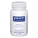 Pure Encapsulations Iron- C - 15 mg - 175 mg Witamina C - Wsparcie Czerwonej Krwinki * - Produkcja energii - Wysoce Biodostępny Iron Pill - Gluten Free & Vegan - 60 Kapsułek