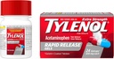 Tylenol Acetaminofen żele szybkiego uwalniania, Reliever Pain & Fever Reducer, 24