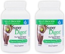 SuperDigest (2 Pack) Best Process Alkaline - Multi- Enzym Digestive Support - Digestive Enzymes with Alfalfa, Papain & Bromelain (Przyjazny wegetarianin)