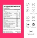 Wchłanianie firmy Energy Drink Powder Pakiety - Czysta energia Booster do wspierania alertywności z 150mg naturalnej kofeiny i witaminy C - Fruit Punch Flavor, 28 Sticks