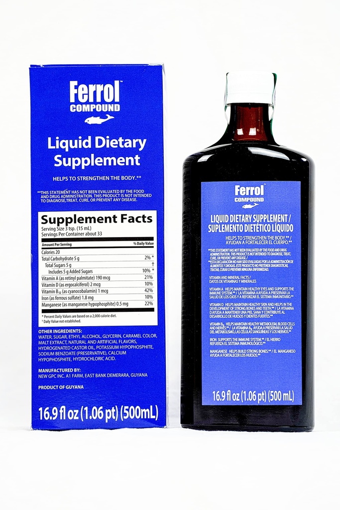 Kompound- Liquid Dietary Supplement 16.9 fl oz (500ml)