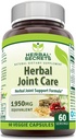 Herbal Secrets Joint Care 1950 Mg per Serving Supplement Equipment 124; Veggie Capsule Equipment 124; Zawiera Boswellia Extract, White Willow, Cat 's Claw & Tart Cherry w proszku 124; Made in USA (1 Pack, 60 Count)