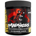 Mutant Madness 's 124; Pre Workout Performance and Pump Blend zawiera L- Citruline, Beta- Alanine, Tauryne, L- Tyrosine (Lemonade)
