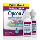 Opcon- Alergia krople do oczu, Antyhistamina i Redness Relief dla swędzi, czerwone oczy, łagodzi podrażnienia z pyłku, Ragweed, Trawa, Włosy zwierząt i Dander Clinically Proven Formula, 0.5 Fl Oz (Opakowanie 2)