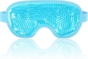 NEWGO Cooling Eye Mask for Puffy Eyes, Cold Eye Mask Eye Ice Pack for After Eyes Surgery, Tension Stress Relief, Swędzące Oczy, Bóle głowy, Ciemne koła - Niebieski