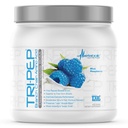 Metaboliczne odżywianie - TRIPEP - Tripeptyd Branch Chain Amino Acid, BCAA Proszek, Preintra Post Workout Suplement, Blue Malina, 400 Grams (40 Służenie)