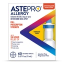 Astepro Alergia Nasal Spray, 24- godzinna ulga alergiczna, Antyhistamina wolna od steroidów, 60 Rozpylacze ciśnieniowe