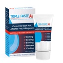 Triple Paste AF Anti Fungal Ointment for Skin Treats Most Sports Foot and Ringworm - 2% Miconazole Anticompoints Cream - 2 Oz Tube (Packaging May Vary)