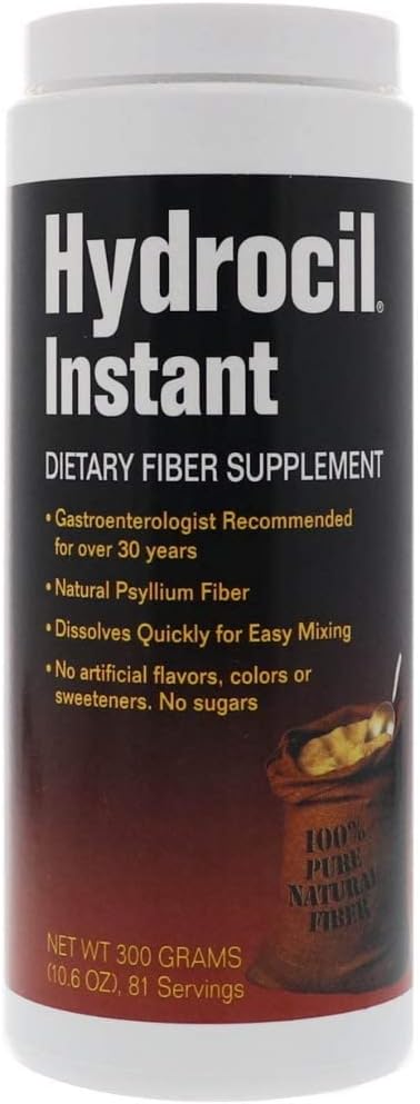 Natychmiastowy suplement Fiber Dietetyczny 10.6 oz (Opakowanie 5)