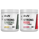 BARE Wydajność NUTRITION BPN Silne Zielone (Lemon) i czerwone (Truskawka) Superfood Bundle