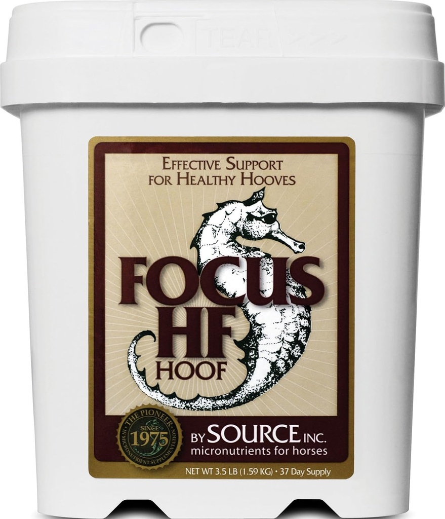 Źródło 573935 Focus Hf Hoof mikroskładnik pokarmowy dla koni, 3,5 lb
