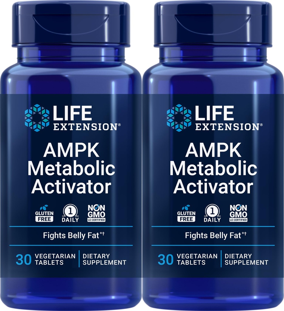 Life Extension AMPK Metabolic Activator 30 Tablets (Opakowanie po 2)