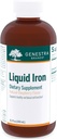 Genestra Brands Liquid Żelazo 124; Colloidalny suplement mineralny 124; Naturalny aromat malinowy 124; 8.1 fl. oz.