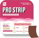 PROSTRIP ® Żelazo + AB- Fortis ® 14 mg Dodano witaminę C, B1, B2, B6, kwas foliowy, buraka cukrowego, szpinaku i tarty wiśniowej - 30 doustnych pasków wegetariańskich - brak wody - Wysoka absorpcja przez Prowise Healthcare