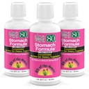 Lily Of The Desert Stomach Formuła, Aloe Vera 80 Gel - Sok Aloe Vera ze śliskim węgorzem, rumiankiem, miętą pieprzową i imbirem dla Gut Health, Heartburn, Acid Refluke, 32 Oz (Opakowanie 3)