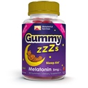 Gummy ZZZs Melatonina - Gumiaki senne 5 mg - Flavor truskawkowy - 90 Hrabia - Wegański-Friendly, Żelatyna i Gluten Free - Halal i Kosher Certified - Gumiaki nocne dla mężczyzn i kobiet