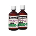 Robitussin Maximum Strength Elderberry Cough Plus Chest Congestion DM, Cough Supressant for Adult, Providing Non Drowsy Liquid Cough and Chest Congestion Relief - 2x8 Fl Oz