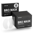 BRO MASK pod plastry pod oczami dla mężczyzn pielęgnacji skóry 124; Maski chłodzące oczu dla ciemnych kręgów i puffness, anty starzenia hydrogel Pads z Bakuchiol, kofeina i Niacinamid, Torebki do oczu Leczenie mężczyzn (6 par)