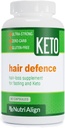 Nutric -Align Hair Defence Biotin Complex for Keto and Fosting Budapest 124; 90 Kapsułek Biotin 124; Wysoka wytrzymałość Biotin wzrostu włosów - 2500mcg Biotin na kapsułki 124; Witamina A, Kwas foliowy & Wapń