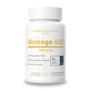 Biotics Research Biomega 500 Omega 3 Suplement oleju rybnego, Wysoko skoncentrowany olej rybny z EPA / DHA, Omega 3 Kwasy tłuszczowe, Wspiera immunologiczne i sercowo-naczyniowe 90 Kapsułki Softgel