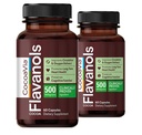 CocoaVia Cardio Health Supplement, 60 Day, 500mg Cocoa Flavanols, Support Heart Health, Boost Nitric Oxyde, krążenie krwi, Energia, Wegan, Ciemna Czekolada, 120 Kapsułki