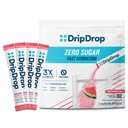 DropDrop Sugar Free Hydration Pakiety - Zero Arbuz - Pojedyncze Podawanie Electrolytes Proszek Drink Mix - Nie-GMO, Gluten Free, Wegan - 32 Sticks