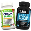 Colon Cleanser Detox Supples Kapsułki - 15 dzień Colon Cleanse Pills & Probiotic Daily Herbal Cleansing - Natural Bowel Movel Movement Supplements for Intestinal Stomach Bloating Digestive Gut Support