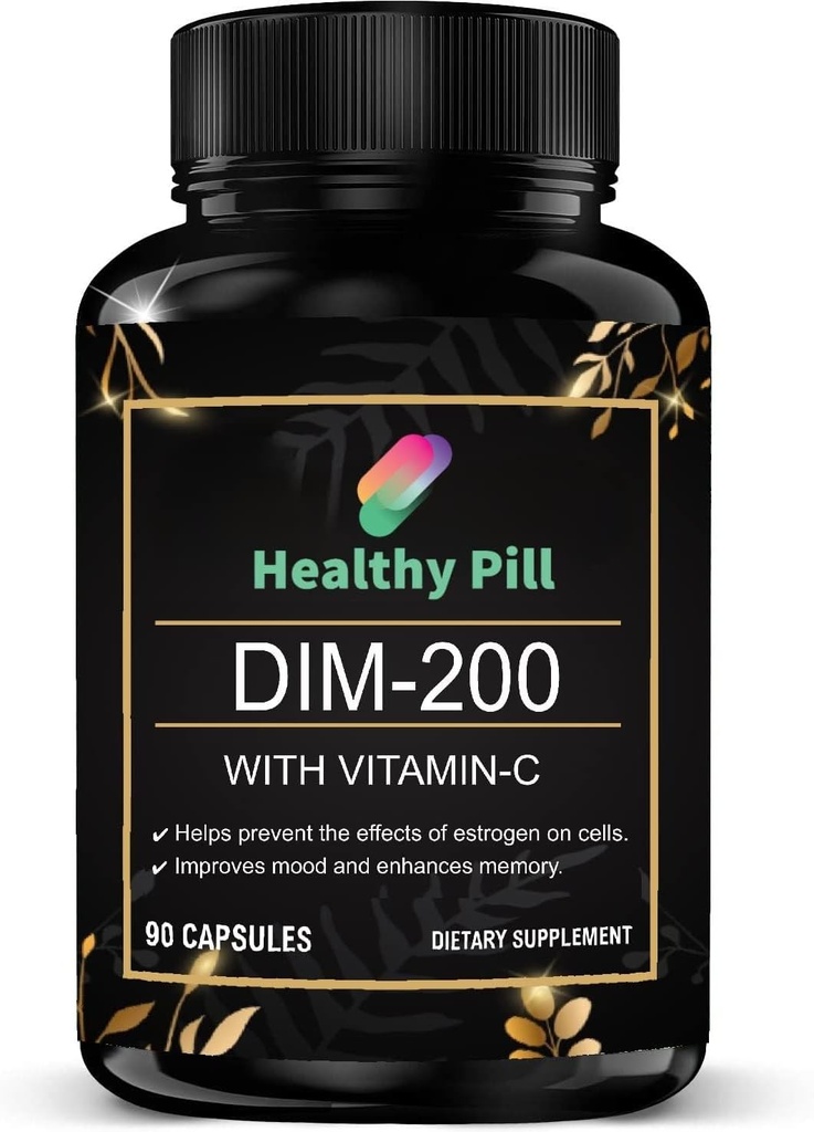 Estrogen Balance for Women & Men Acne Supplements, Menopauza Support, Przeciwutleniacz Support 124; Non-GMO, Wegan, Soy Free Support 124; 90 Kapsułki