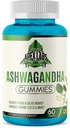 Gummy Ashwagandha - 60 Hrabia - Mieszane jagody, KSM- 66, Wegan, Roślina oparta, Non-GMO, Gluten- Free & Żelatyna Relax