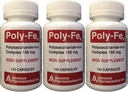 Polisacharyd Żelazo Complex 150 mg Kapsułki Suplement żelaza 100 Kapsułki na butelkę Opakowanie po 3 Razem 300 Kapsułki