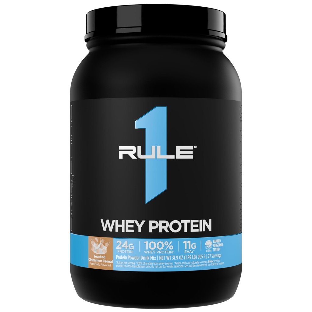 Artykuł 1 Białko serwatki - 24g Białko szybko działające pochodzące z All- Whey Sources z naturalnie występującymi EAA & BCAA do odzyskiwania lub wykorzystania w każdej chwili (2 funty *, Tosty cynamonowe)