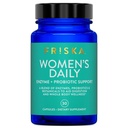 FRISKA Kobiety Daily Digestive Enzym i suplement probiotyki, Advanced Natural Support for Kobieta Digestive Health, Fights Bloating, Eases Trawienie, Wchłanianie odżywcze, 30 Kapsułki