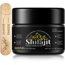 Shilajit Pure Himalayan Resin, Pure Shilajit z 85 + Ślad minerałów i kwasu Fulvic dla energii i odporności mężczyzn i kobiet 2.1 OZ (4 miesiące dostaw)