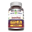 Amazing Supples Inositol 1000mg Supplement Agregat 124; Tablets Agregat 124; Non-GMO Agregat 124; Gluten- Free Agriculture 124; Made in USA (1 Pack, 60 Count)