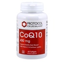 PROTOKÓŁ BALANCE ŻYCIA CoQ10 400mg - z witaminą E & Lecytyna sojowa - Suplement CoQ10 - Halal & Egg Free - 60 Softgels