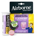 Ekstrakt z Elderberry + witamina C 1000mg (na porcję) - tabletki musujące (20 liter w pudełku), suplement immunologiczny bez glutenu, z witamin A C E, Cynk, Selen, Cukier wolny