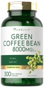 Ekstrakt Carlyle Green Coffee Bean 124; 8000 mg 124; 300 kapsułek 124; Non-GMO i Gluten Free Formula 124; Tradycyjny suplement ziołowy