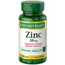 Nature 's Bounty Cynk 50 mg Kapulety, bez smaku, 100 Hrabia, Opakowanie po 2