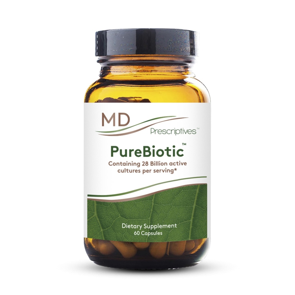 Specyfikacje MD - PureBiotic - Probiotic Dietetic Supplement for Digestive & Gut Health - 60 kapsułki