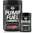 PMD Sports Ultra Pompa Insanity Paliwo - Wstępne ćwiczenia - Truskawka Slam (30 Słupki) Sporty Omega cięcia Elite Termogeniczne spalanie tłuszczu (90 Softgels