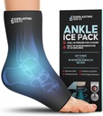 Opakowania na lód do obrzęku, Opakowania na lód wielokrotnego użytku Foot Pack - Cold Compression Therapy for Pain Relief, Plantar Fascilitis, Sprained Ankles, Achilles Tendonitis Relief