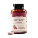 NatureWise Beet Korzeń kapsułki 1325mg z organicznym buraka buraczanego - Azoksyd azotu do cyrkulacji i wsparcia zdrowia serca - Wegan, Gluten- Free, Non-GMO - 120 Kapsułki [60 Day Supply]