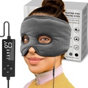 Nakłucie zatokowe Relief Mask Moist ciepła z 3 Ustawienia temp, Bardzo duży ból głowy Maska elektryczna twarz Ogrzewanie Pad na Sinus Relief Pressure, Migrena, Napięcie Ból głowy Relief