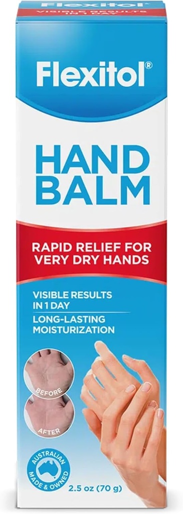 Balsam do rąk Flexitol, bogaty krem nawilżający, 2.5 Ounce Tube