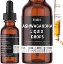 Ashwagandha płynne krople skoncentrowane 1 Fl Oz 30ml Dwudziesta 124; 60 Słupki 500mg Organic Root Tincture Extract Supplement Amend124; Stress Relief, Energia & Immunitet, Mental Focus, Szybka Absorpcja