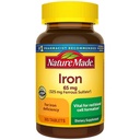 Nature Made Iron 65 mg (z żelaza siarczan) Tabletki do formowania czerwonej krwi (365 ct.).