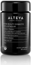 Alteya Organic Beauty Prebiotyki + Probiotyki i ekstrakty róż, Piękno skóry z wewnątrz suplementu, 50 Miliard CFU & Lactobacillus Bulgaricus dla twarzy i metabolizmu - 60 Kapsułki