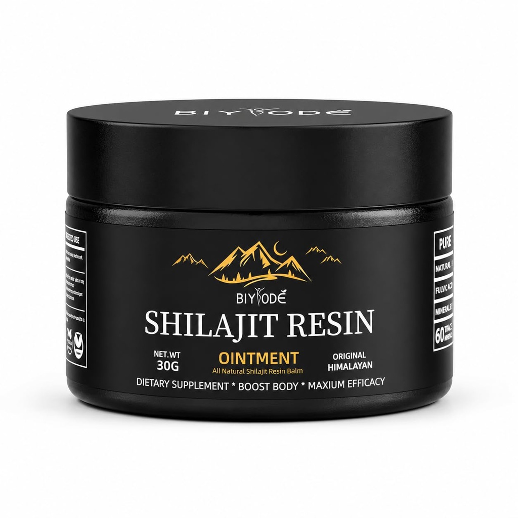 Himalayan Pure Shilajit Resin 600mg 50 Służenie z kwasem Fulvic & 85 + Ślad minerałów Vegan nieGMO Suplement energii dla mężczyzn i kobiet Starożytna formuła Ayurvedic