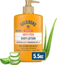 Złoto Bond Medykowane anty-Itch Body Lotion 5.5 oz, Steroid Free, szybko działające Itch Relief